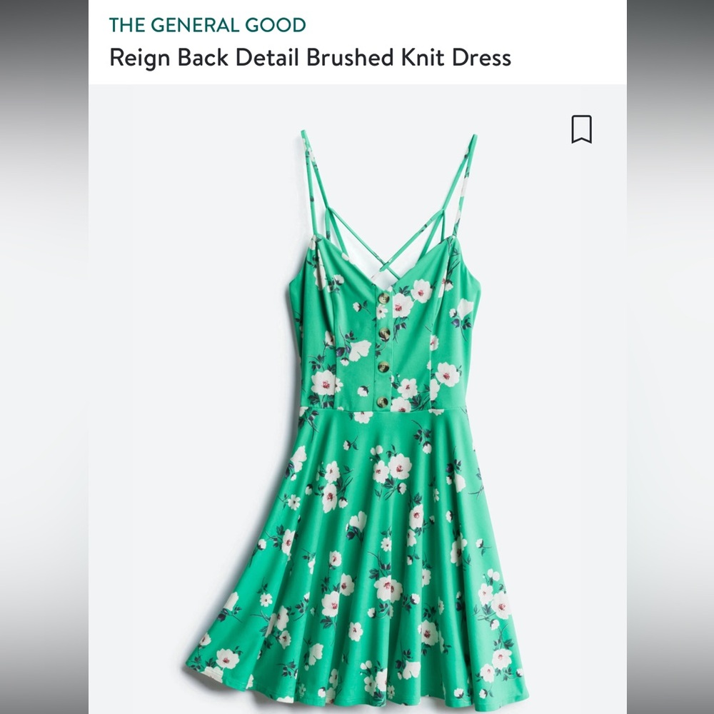 StitchFix Reign Back Detail Brushed Knit Mini Dress